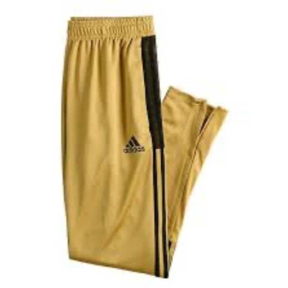 Adidas Mens Joggers Track pants Adidas tiro pants Sz M Gold Soccer Football - Picture 3 of 14